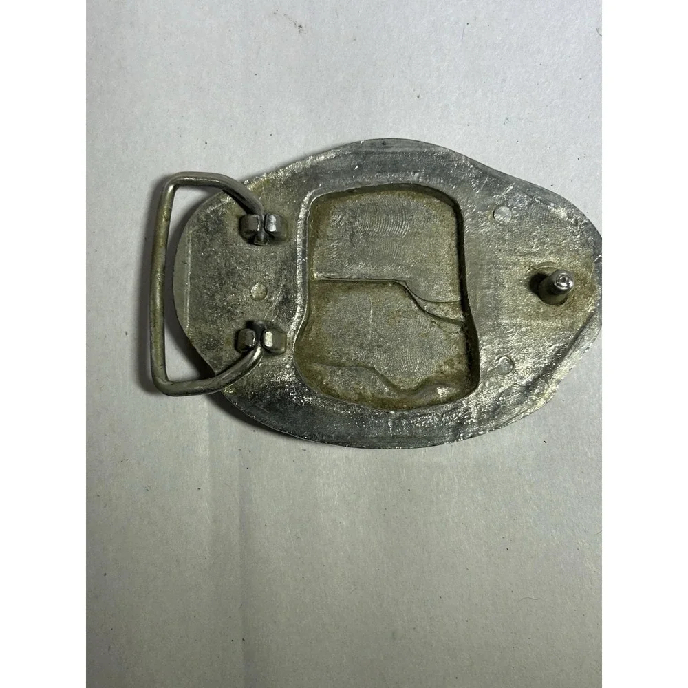 Vintage American Ameria York Semi Eagle USA Belt Buckle Men Shield - Picture 4 of 4